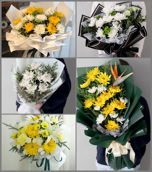 广东江门市恩平市牛江镇岭南村白事花束代送